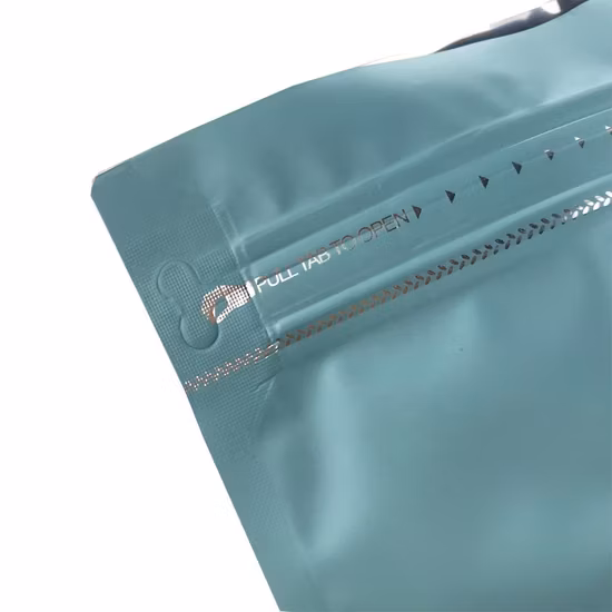 Цифровая печать 500 г кофе, чай, орехи, еда, застежка-молния, стоячая упаковочная сумка