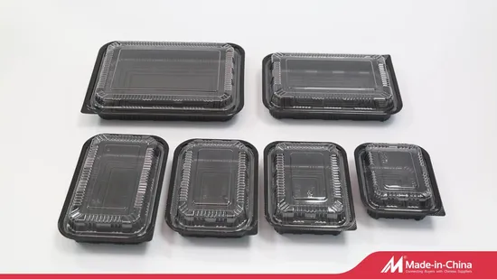 350 мл безопасная упаковка для пищевых продуктов в микроволновой печи, пластиковый обед Bento