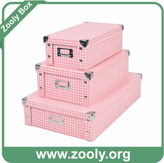 Качественный складной ящик для хранения картонной бумаги на заказ